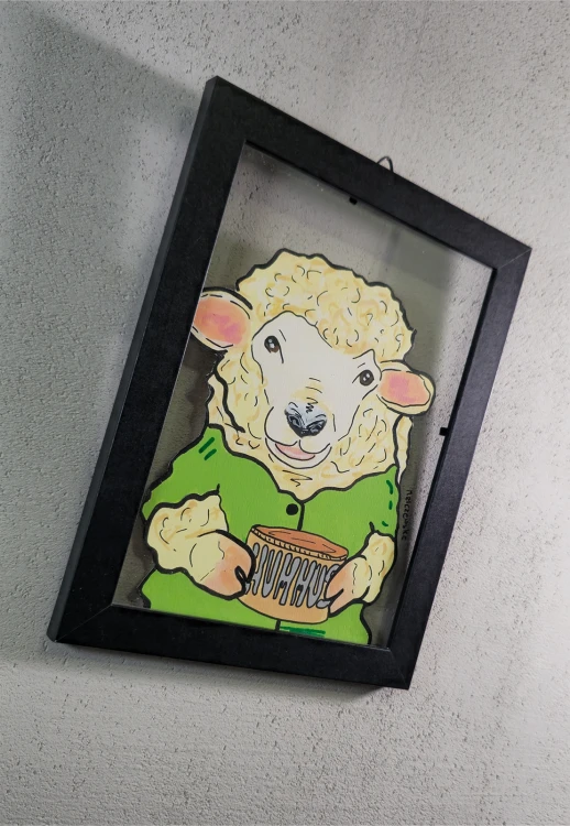 Obraz - OWCA HUMMUS - 23x18b.webp